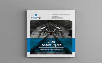 Mblandang - Square Annual Report Brochure - Corporate Identity Template