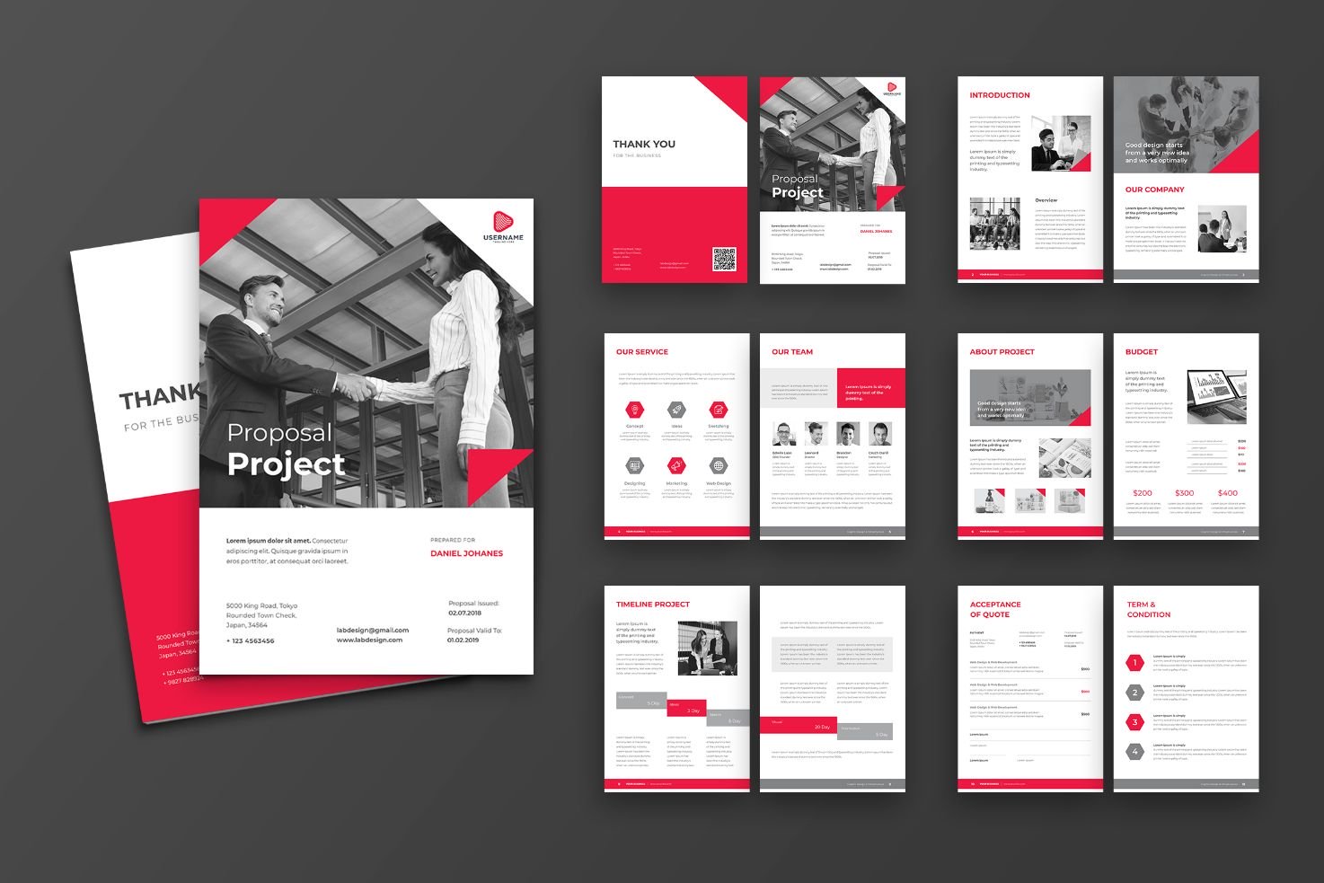 Template #104633 Business A4 Webdesign Template - Logo template Preview