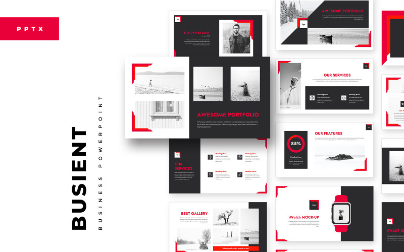 BusiEnt PowerPoint template PowerPoint Template