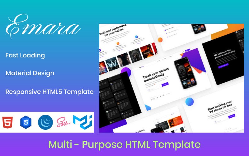 Template #104701 Bootstrap Material Webdesign Template - Logo template Preview