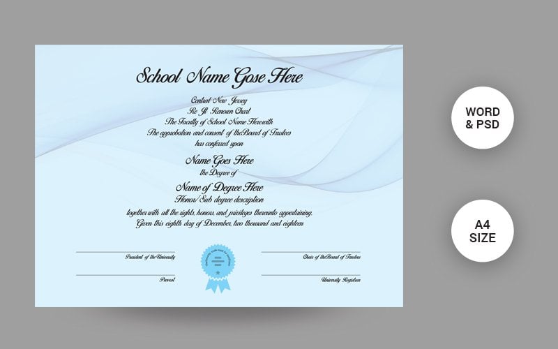 Kit Graphique #104704 School Diplme Divers Modles Web - Logo template Preview