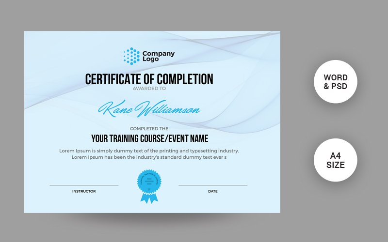 Kit Graphique #104742 Certificate Diplme Divers Modles Web - Logo template Preview