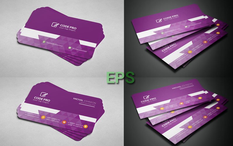 Template #104779 Business Card Webdesign Template - Logo template Preview