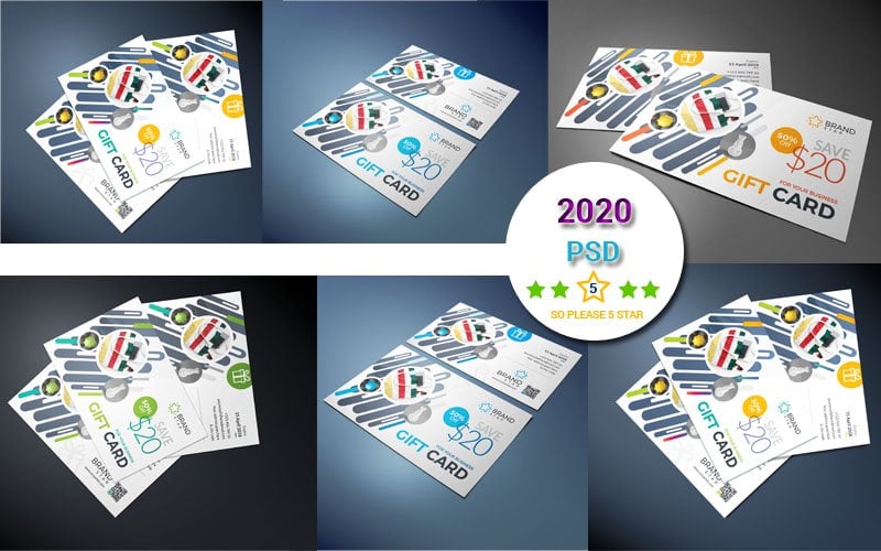 Kit Graphique #104780 Gift Card Divers Modles Web - Logo template Preview