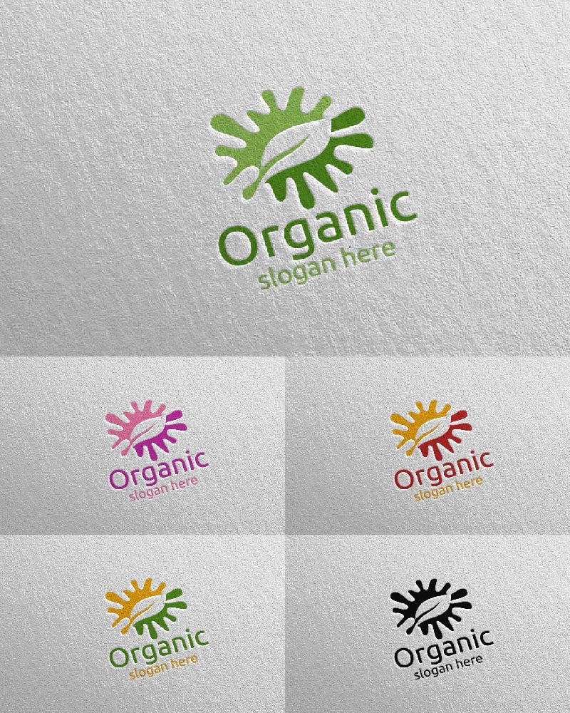 Template #104794 Branch Organic Webdesign Template - Logo template Preview