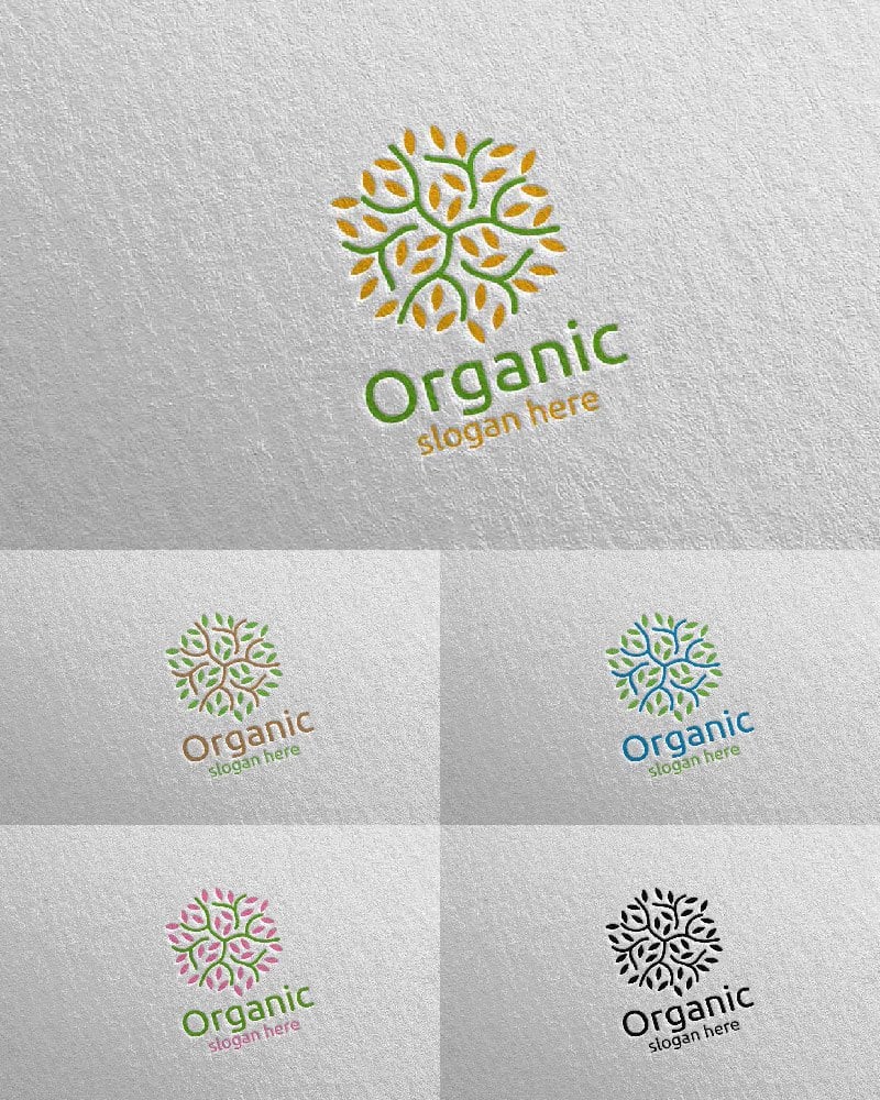 Template #104799 Branch Organic Webdesign Template - Logo template Preview