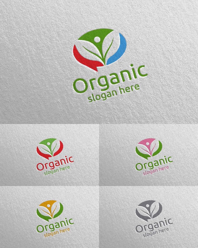 Template #104800 Branch Organic Webdesign Template - Logo template Preview