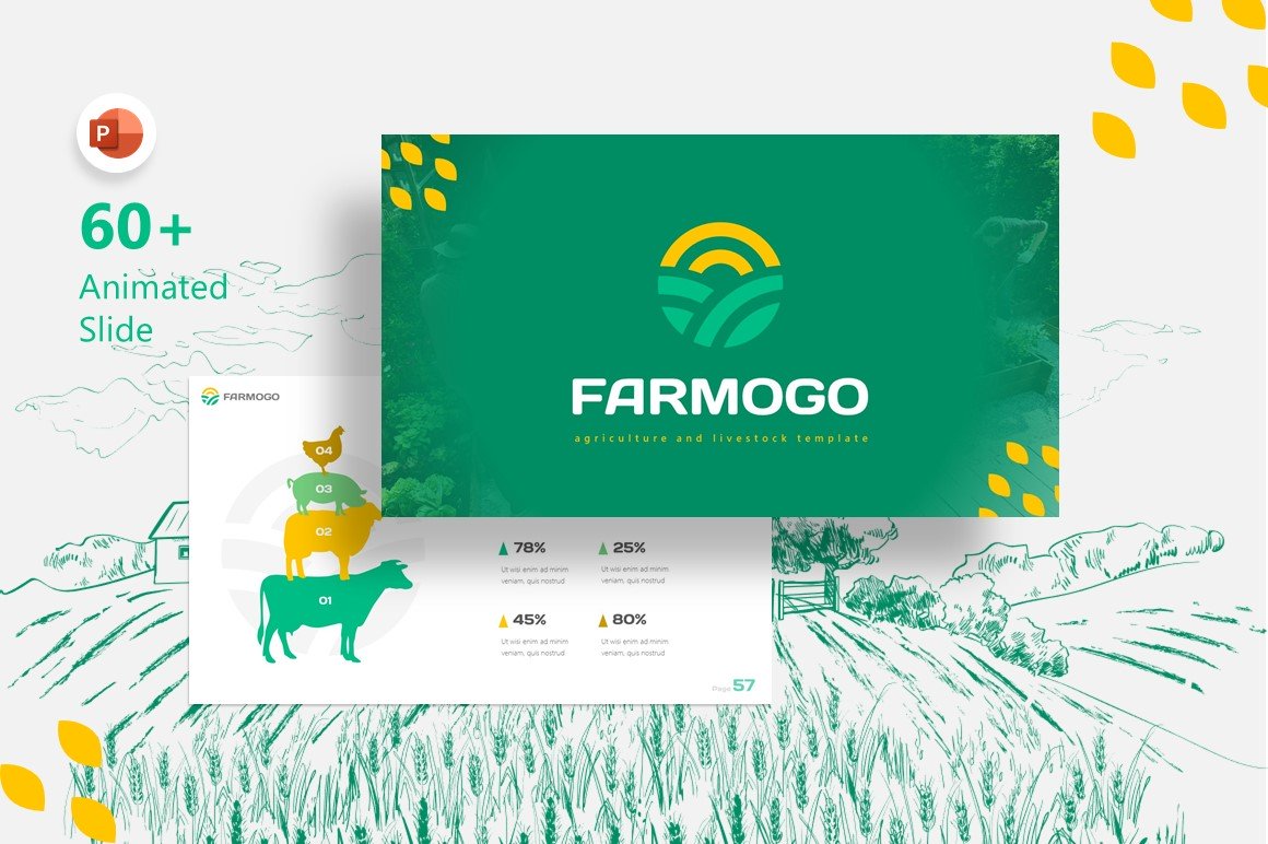 Template #104814 Farm Field Webdesign Template - Logo template Preview