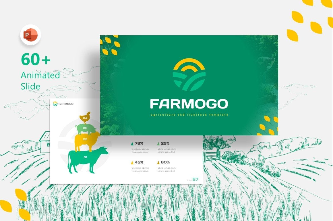 Kit Graphique #104814 Agriculture Ferme Divers Modles Web - Logo template Preview