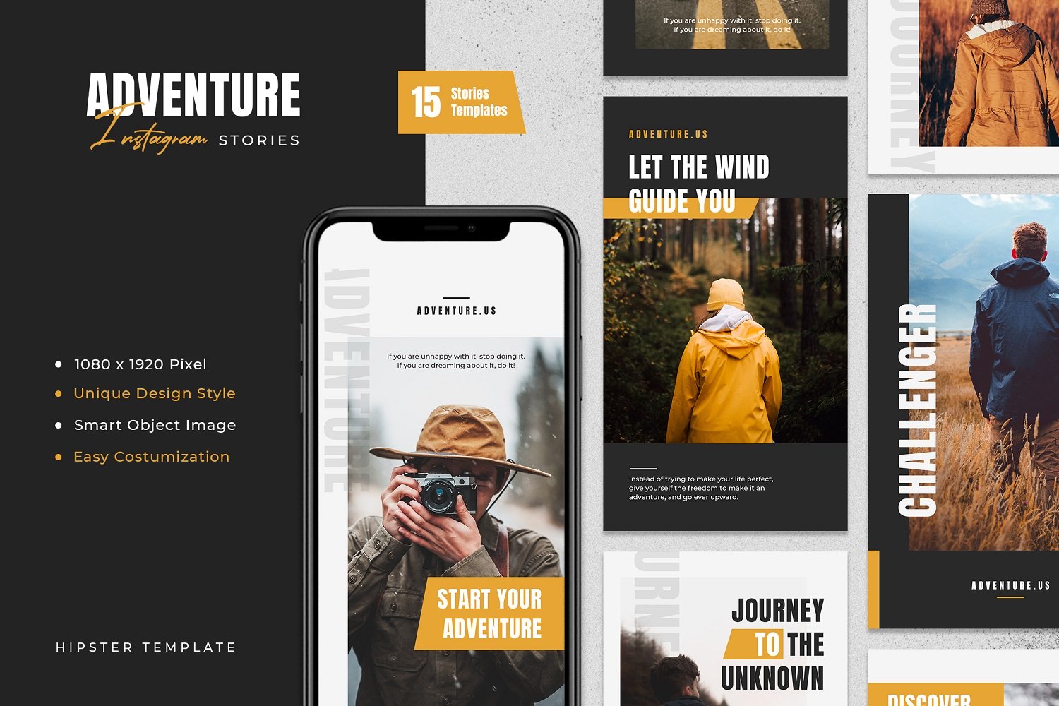 Template #104883 Instagram Stories Webdesign Template - Logo template Preview