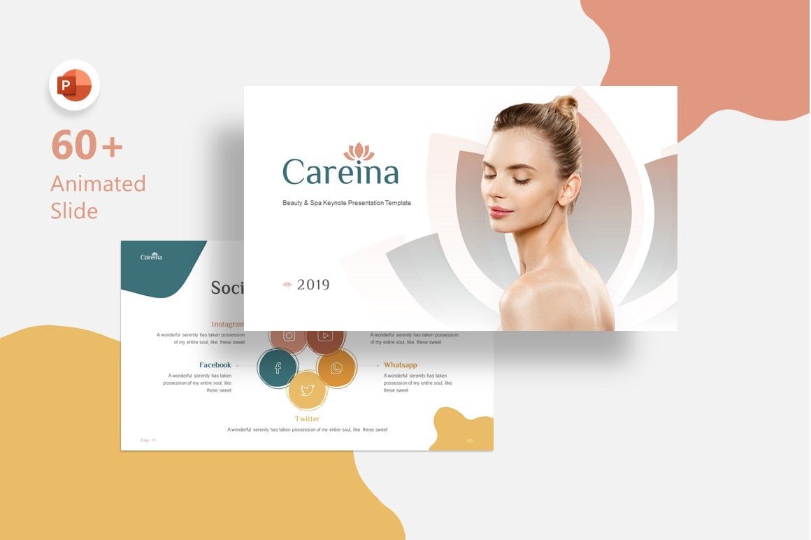 Template #104942 Beauty Wellness Webdesign Template - Logo template Preview