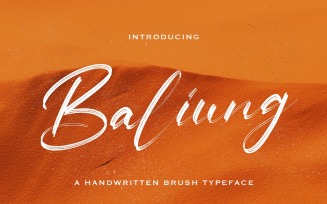 Baliung - Handwritten Font