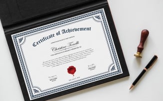 Christine Achievement Certificate Template
