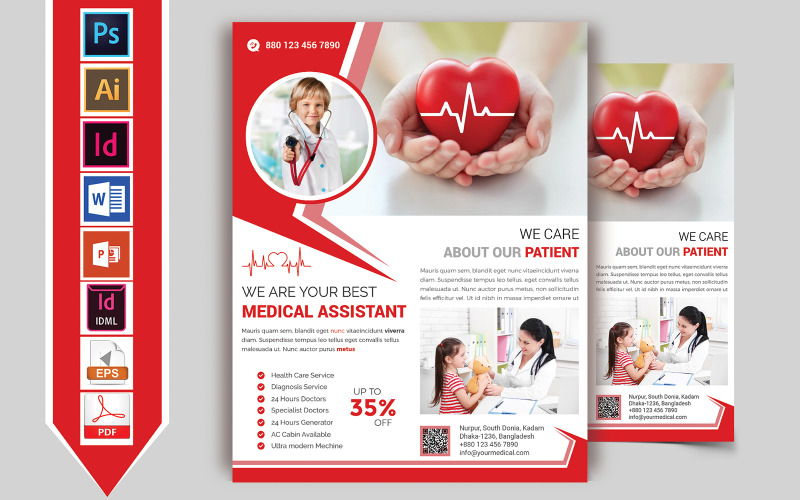 Doctor & Medical Flyer Vol-09 - Corporate Identity Template