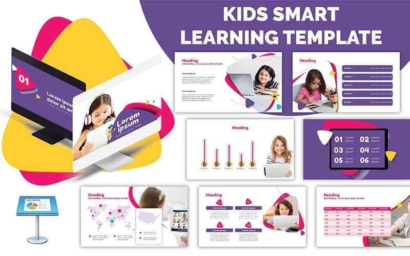 Template #105032 Kids Learning Webdesign Template - Logo template Preview
