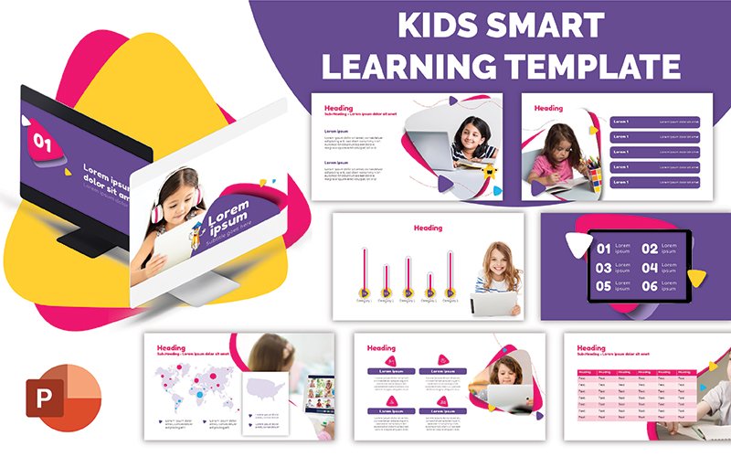 Template #105068 Kids Learning Webdesign Template - Logo template Preview