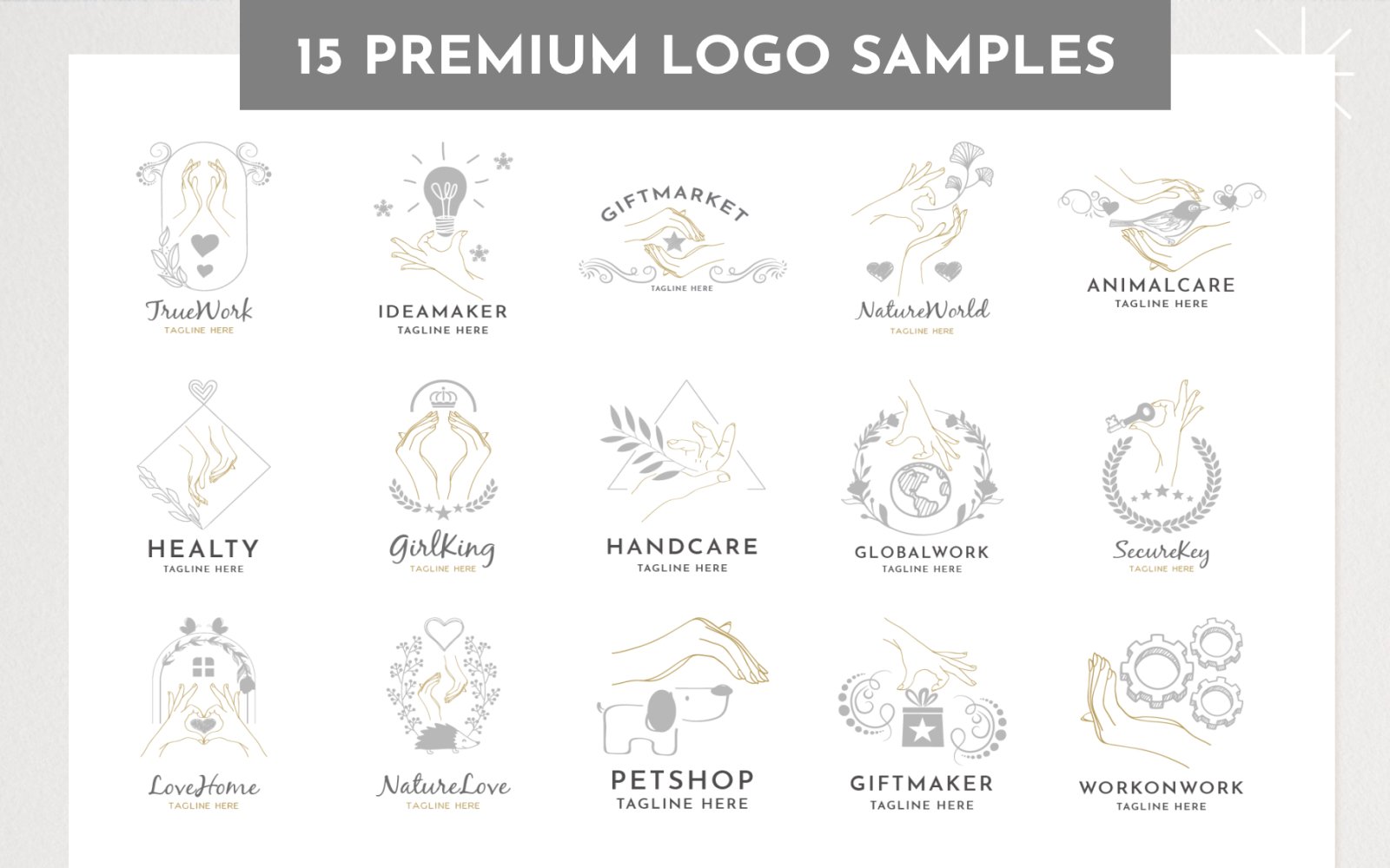 Kit Graphique #105069 Mains Gesture Web Design - Logo template Preview