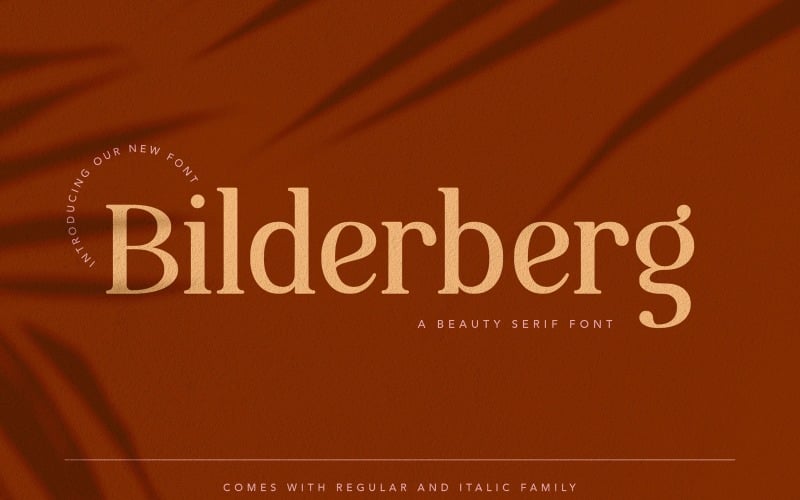 Bilderberg Beauty Serif Font