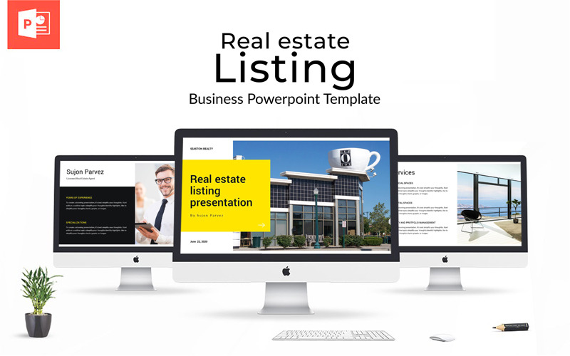 Real Estate Presentation PowerPoint template PowerPoint Template