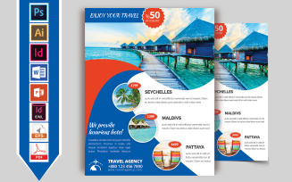 Travels & Tours Flyer Vol-08 - Corporate Identity Template
