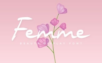 Femme Beauty Display Font