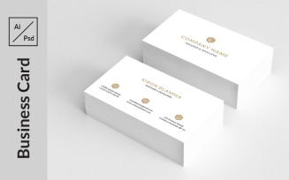 Kiron Clean Business Card - Corporate Identity Template