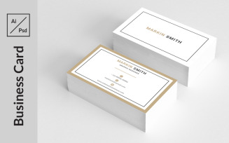 Markin Classic Business Card - Corporate Identity Template
