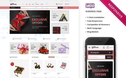 Giftso - The Gift Store Responsive WooCommerce Theme