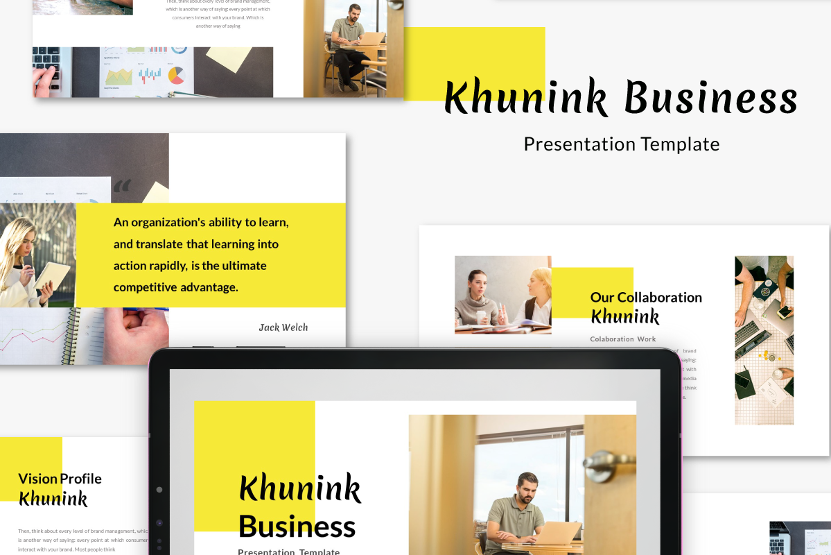 Khunink Busines - Keynote template