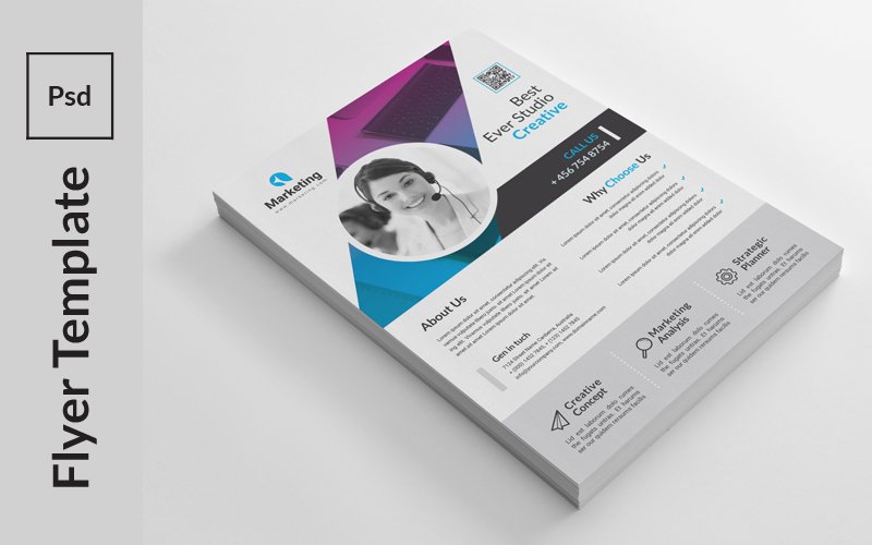 Template #105247 Advertisement Advertising Webdesign Template - Logo template Preview