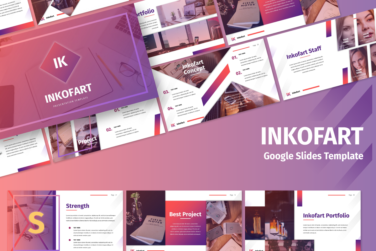 Inkofart - Multi Purpose Google Slides