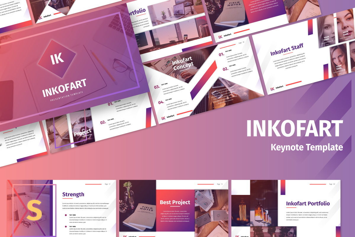 Inkofart - Multi Purpose - Keynote template
