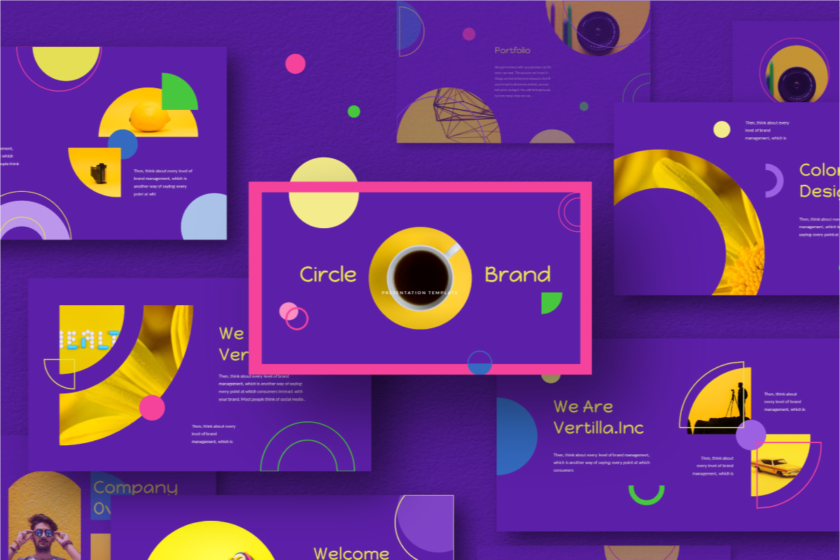 Circle Brand - Keynote template