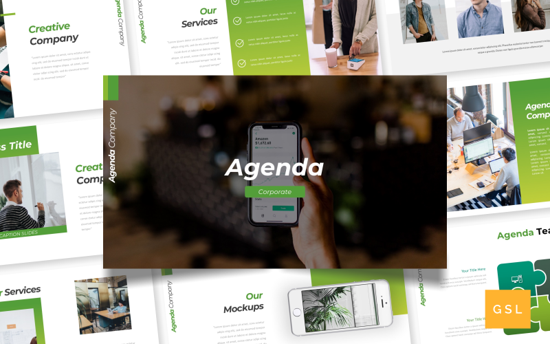 Agenda - Business Template Google Slides
