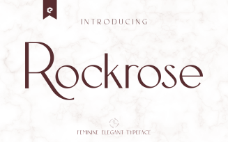 Rockrose Luxury Feminine Stylist Font