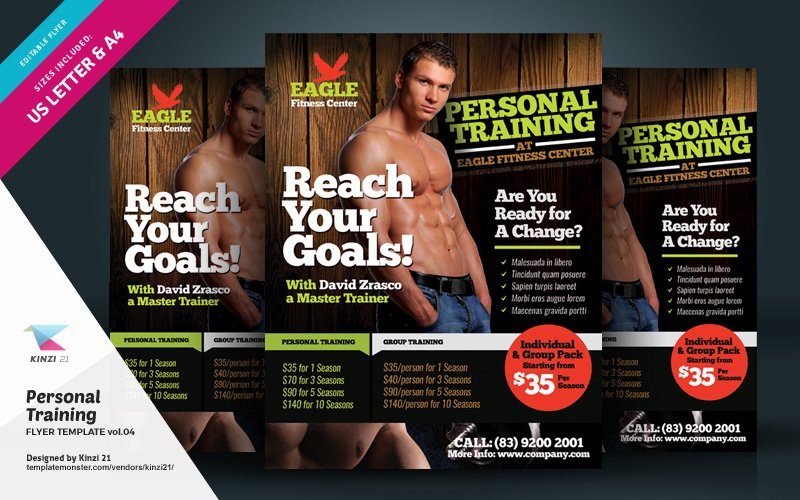 Template #105441 Body Building Webdesign Template - Logo template Preview