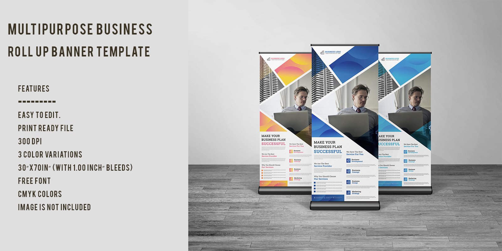 Kit Graphique #105453 Businessrollupbannire Rollupbannire Divers Modles Web - Logo template Preview