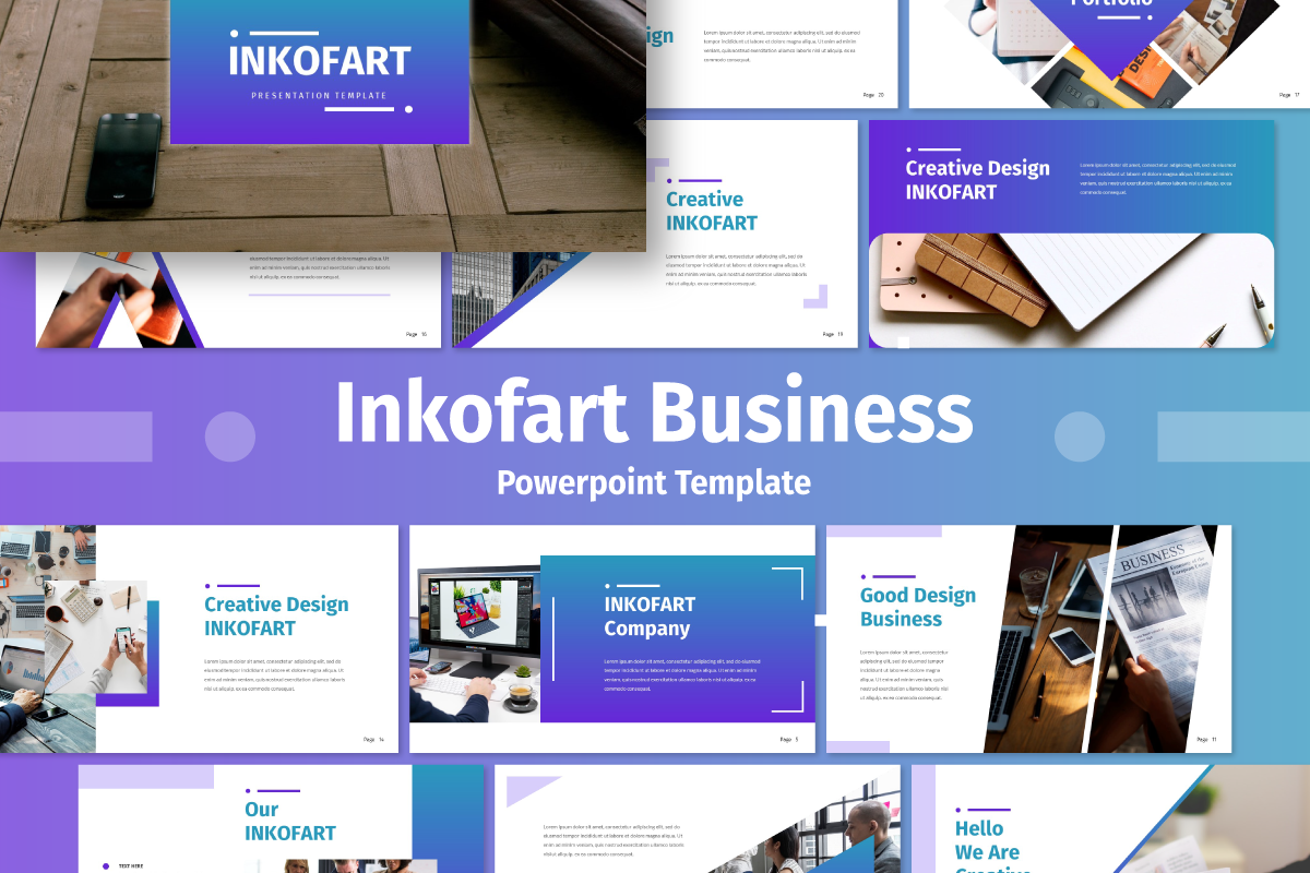 Inkofert - Business PowerPoint template
