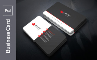 Clean Simple Art Business Card - Corporate Identity Template