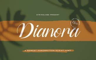 Dianora - Handwritten Cursive Font