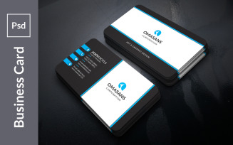 Modern Shadow Business card - Corporate Identity Template
