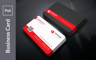 Simple Line Art Business Card - Corporate Identity Template