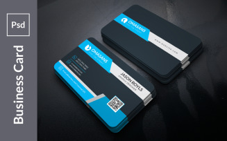 Smart Dark Business Card - Corporate Identity Template
