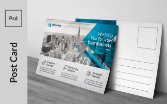 Standard Design Postcard - Corporate Identity Template