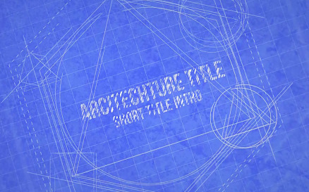 Blueprint Logo Reveal Final Cut Pro Template