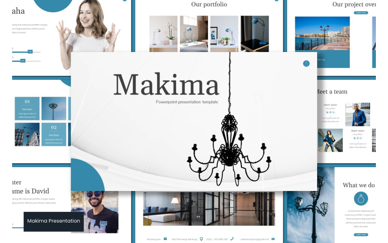 Makima - Keynote template Keynote Template