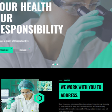 Lab Research Website Templates 106057