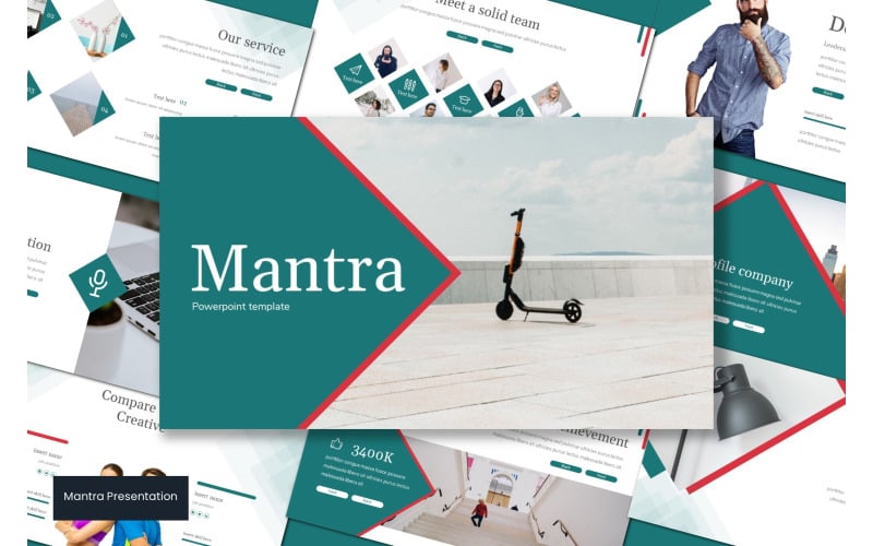 Mantra PowerPoint template PowerPoint Template