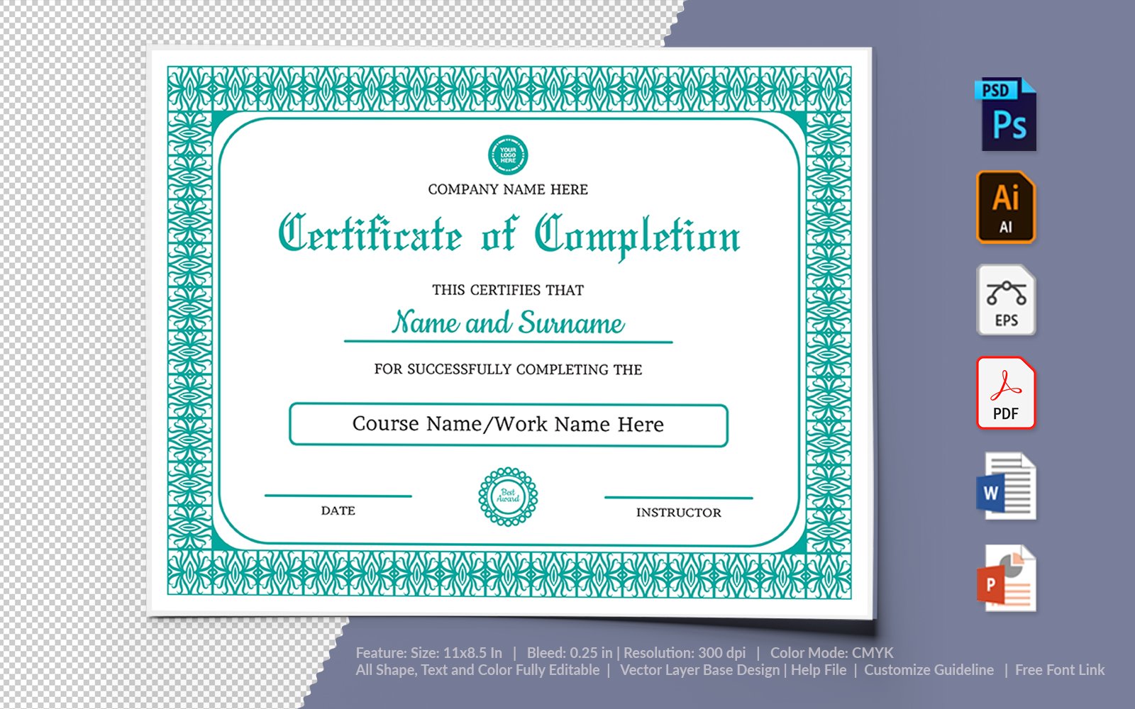 Template #106251 Appreciation Recognition Webdesign Template - Logo template Preview