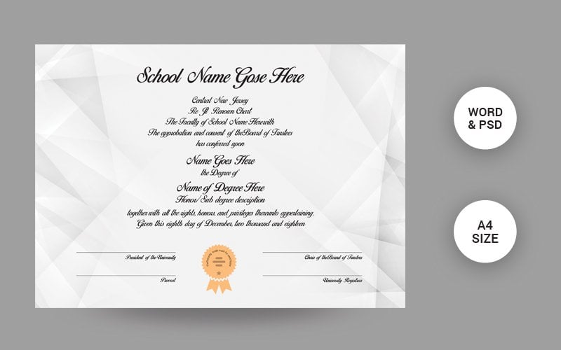 Kit Graphique #106279 School Diplme Divers Modles Web - Logo template Preview